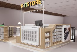 ออกแบบ ผลิต และติดตั้งร้าน : ร้าน K IT Store